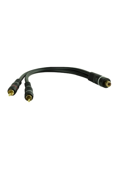 Rca Y Kablo 1 Dişi 2 Erkek Amfi Y Fiş