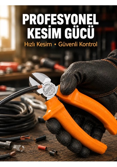 Elektrik Ve Teknik Çalışmalar İçin Profesyonel Dövme Çelik Yan Keski