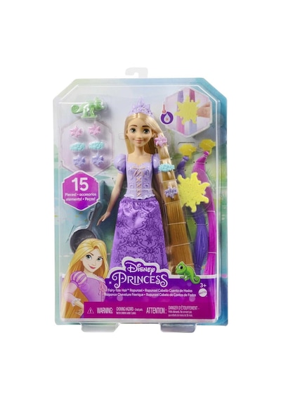 Disney Prenses Renk Değiştiren Sihirli Saçlı Rapunzel - Hlw18