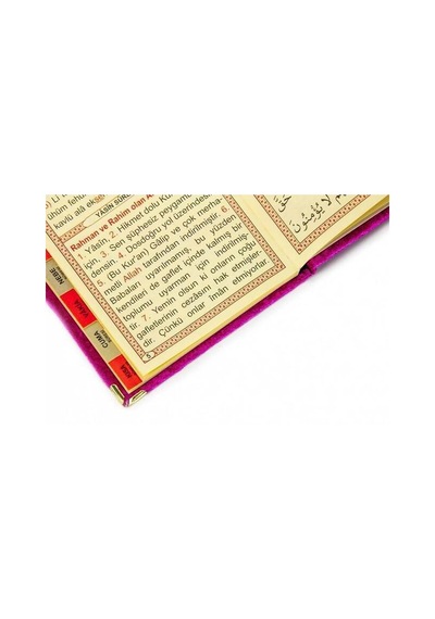 10 Adet - Kadife Kaplı Yasin Kitabı - Çanta Boy - Isim B N11.5046