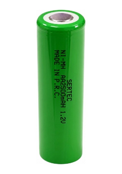 Sertec Aa 1.2v 2500mah Ni-mh Düz Kafa Şarjlı Pil
