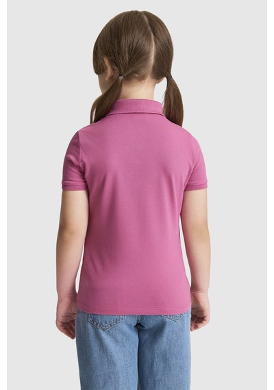 U.S. Polo Assn. Kız Çocuk Fuşya Tişört Basic 50320287-vr023 Fusya