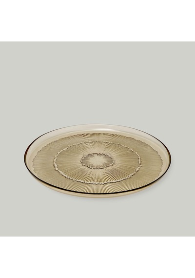 Linens Clarity Servis Tabağı 28 Cm Bronz