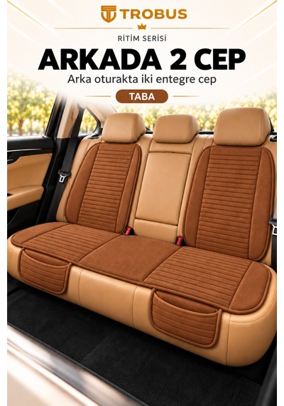 Trobus Ritim Audi A3 2016-2020 Baby Face 7'li Koltuk Minderi Taba