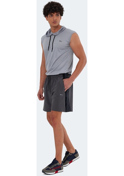 Slazenger RANDI Erkek Cepli Fıtness Koyu Gri Şort