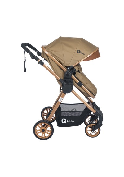 Elegant Gold Travel Sistem Bebek Arabası Bb 370 Kahve - Pusetli Çift Yönlü Bebek Arabası
