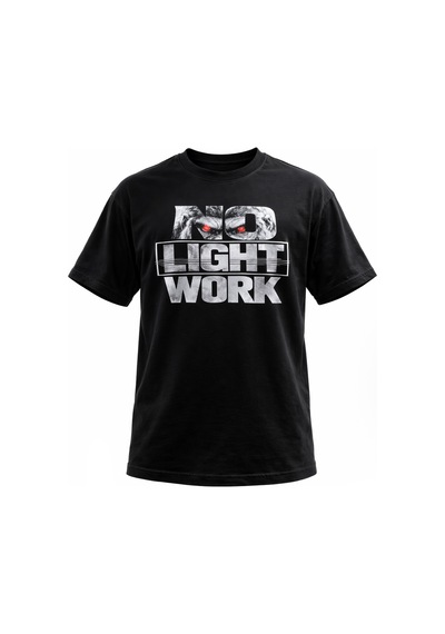 Dark Line %100 Pamuk Unisex Siyah Oversize T-shirt No Lıght Work Siyah