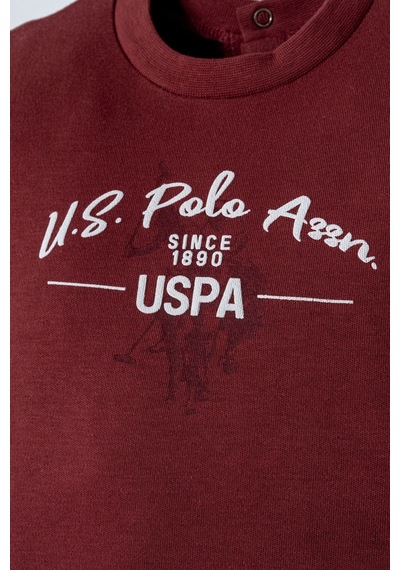 U.s. Polo Assn. Erkek Bebek Bordo Şort Takım 5274-49962 Bordo