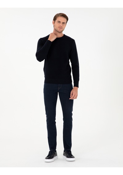 Pierre Cardin Erkek Lacivert Jean Pantolon 50295844-vr033 Lacivert