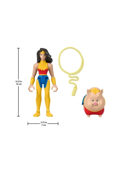 Imaginext DC League of Super Pets Kahramanlar ve Hayvanlar HGL04