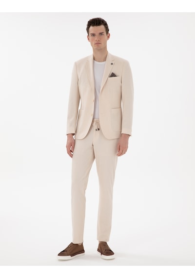 Pierre Cardin Erkek Bej Takım Elbise 50302416-vr011 Bej