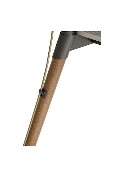 Raflı Şövalye Tipi Tv Standı 49-86 Inç Ahşap & Metal 50 Kg Taşıma Kapasiteli Yükseklik Ayarlı Ceviz