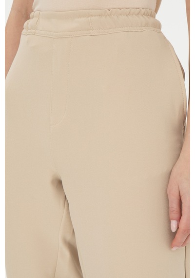 U.S. Polo Assn. Kadın Kum Harem Fit Kanvas Pantolon 50290902-VR085