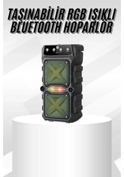 Home Çift Çıkışlı Güçlü Bataryalı Kablosuz Yüksek Ses Kaliteli Bluetooth Hoparlör