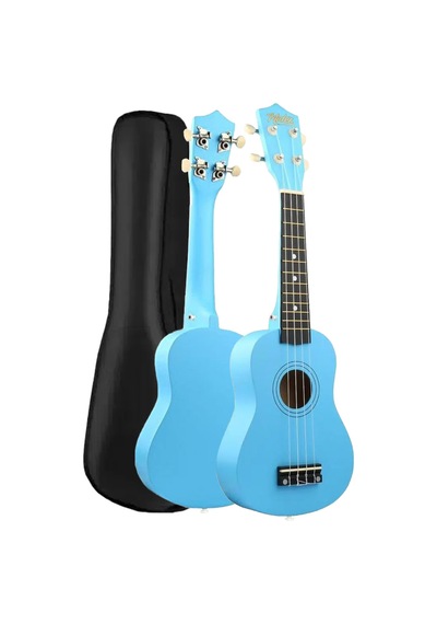 Midex UKX-901BL Mavi Soprano Ukulele (Askı Çanta Metod Pena) Midex UKX-901BL Mavi Soprano Ukulele (Askı Çanta Metod Pena)