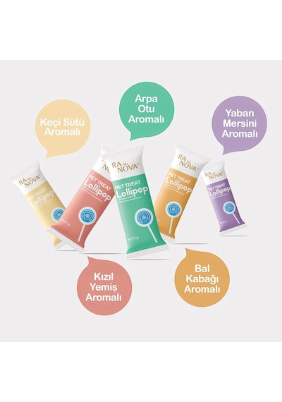 Kediler Için Karışık Lezzetli Lolipop 1.4g 15'li