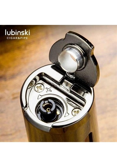 Lubinski 3lü Torch Gunmetal Puro Çakmağı 8194at