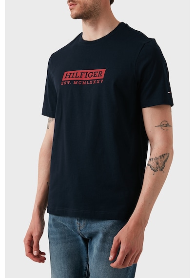 Tommy Hilfiger Erkek T Shirt Mw0mw39149 Dw5 Lacivert Lacivert