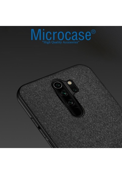 Xiaomi Redmi Note 8 Pro Fabrik Serisi Kumas & Deri Desen Kilif 391866255