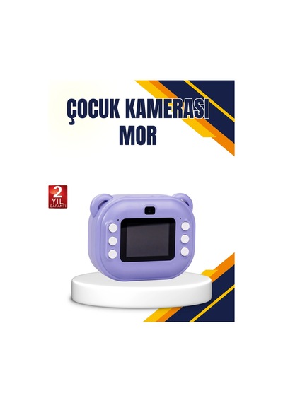 18 Efektli Şipşak Kamera - Oyunlu, Müzik Çalarlı Ve Anında Baskı Özellikli