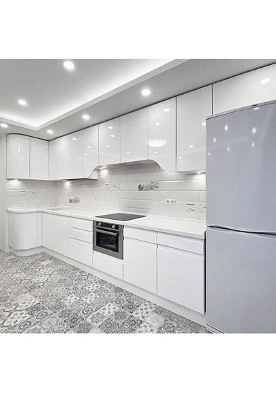 Parlak Beyaz 50x100 Yapışkanlı Folyo Mutfak Dolap Ve Mobilya Kapl