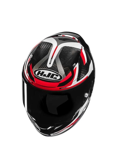 Hjc Rpha12 Carbon Xentra Mc1 Kask Kırmızı Siyah Beyaz
