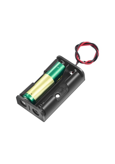 2'Li 1,5V Aa Kalem Pil Kutusu Yuvası 2X1,5V Kablolu Batarya Tutuc