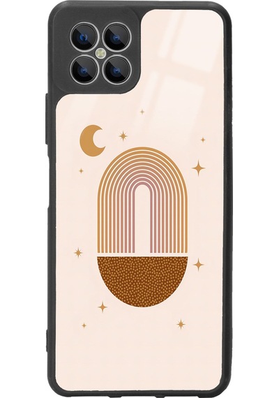 Omix X600 Nude Art Night Tasarımlı Glossy Telefon Kılıfı Siyah
