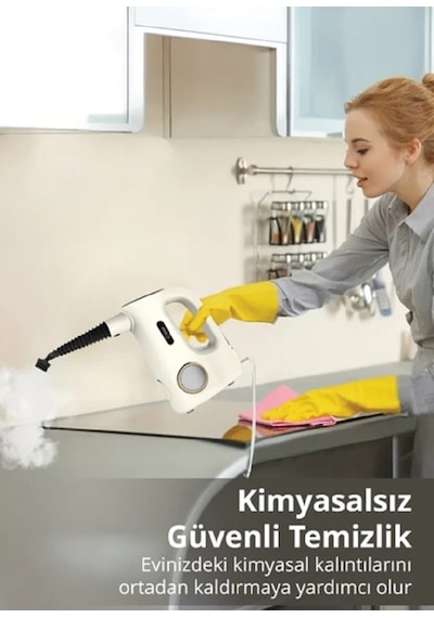 Kiwi KSC-4214 Dijital Göstergeli Uzatma Borulu Buharlı Temizleyici