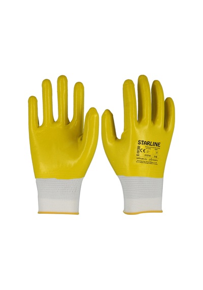E-161300 Sarı Nitril Eldiven No:7 12li