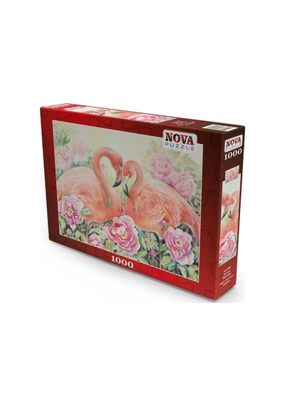 Nova 41104 İki Aşık Flamingo Puzzle - 1000 Parçalı