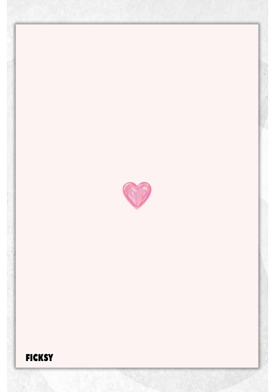 A5 Aşk Bloknot Çizgisiz Defter - 50 Yaprak - Memopad - Notepad - Not Defteri - Not Kağıdı - 3166 Çok Renkli