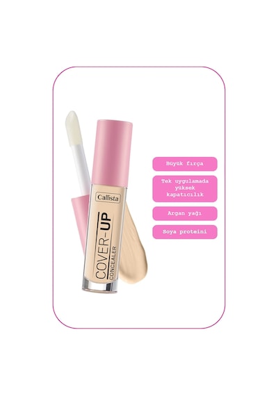 Callista Cover Up Concealer Yoğun Kapatıcı Göz Altı Kapatıcısı - 10 Light Sand