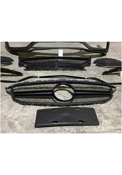 Mercedes C Serisi W205 C63 Panjur Grille 2015-2018 Arası Uyum Ort