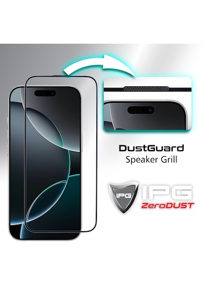 Ipg Zero Dust Apple İphone 17e Uyumlu Otomatik Toz Temperli Cam 2 Adet . Aplikatör İle Kabarcıksız Ve Kolay Montaj, Parmak İzi Tutmayan 9h Çizilmez Yüzey