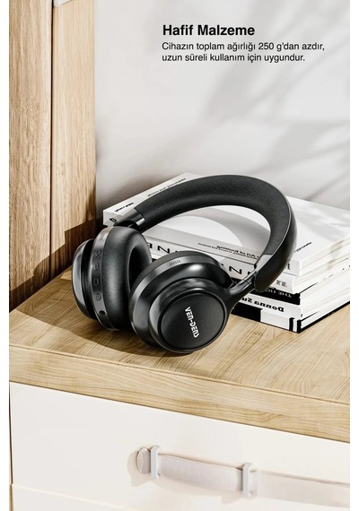 Ven-dens VD-HP017 Bluetooth 5.4 Kablosuz Kulak Üstü Kulaklık
