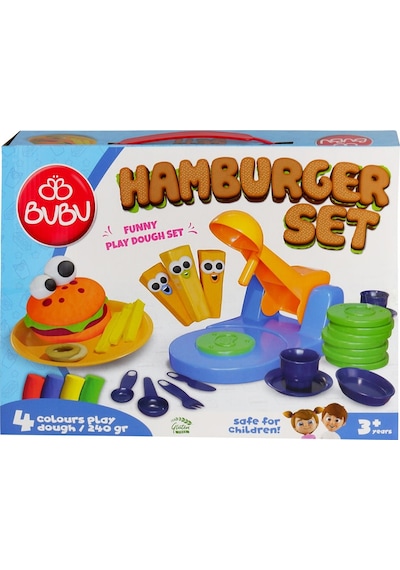 Bu-bu Oyun Hamuru Seti Hamburger Bubu-oh0010