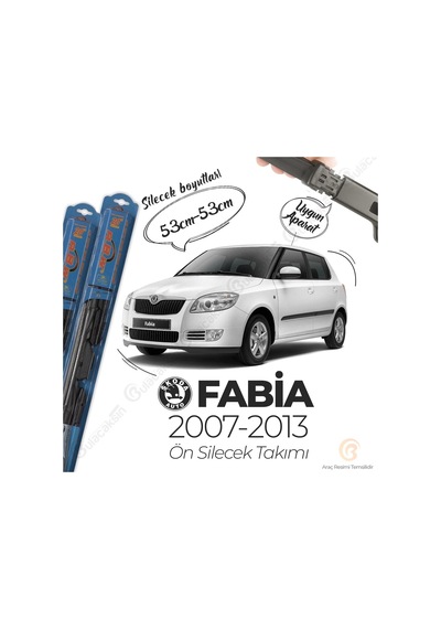 Skoda Fabia Ön Silecek Takımı (2007-2013) RBW Hibrit