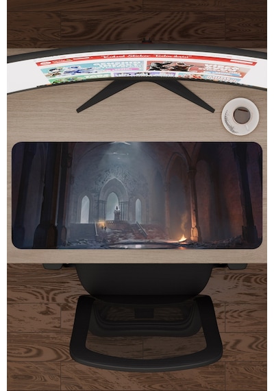 Split Fiction Kaymaz Dikişli Kauçuk Oyuncu Mousepad V5 - 70x30 Xl Gaming Mouse Pad Fare Altlığı