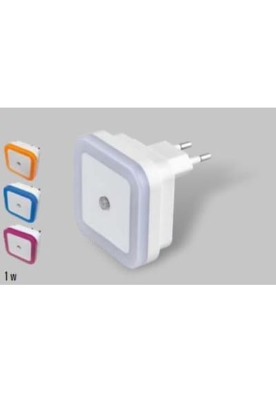 Ct-9500 Led Gece Lambası Fotoselli Led Otomatik Yanan 2 Adet(524563323) Mavi