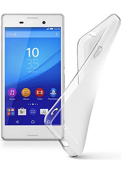 Cellular Line Xperia M4 Aqua İle Uyumlu Shape Şeffaf Mat Silikon Kılıf