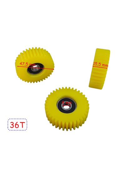 Ebis E-bis Pedal Destekli Dişli 3 Lü Set 36t 15,5-47,5 Mm Kestamit Spr Elektrikli Bisiklet