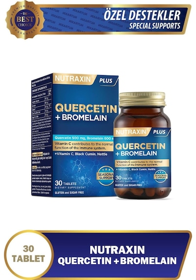 Quercetin+bromelain 30 Tablet