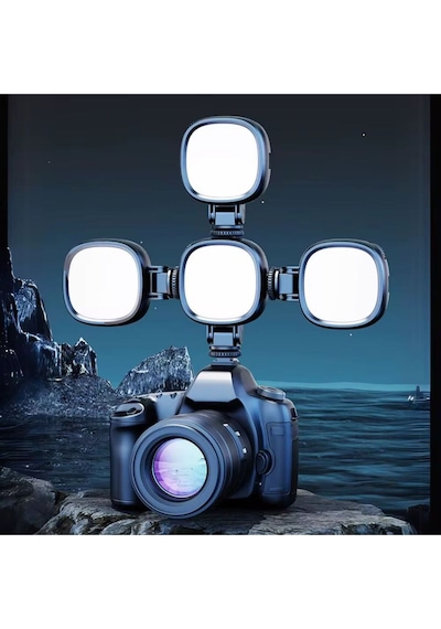 Selfie Işığı Tripod Işık 100 Ledli 3200k-6500k 5.5w Led Işık Rgb Kamera Telefon Uvinersal
