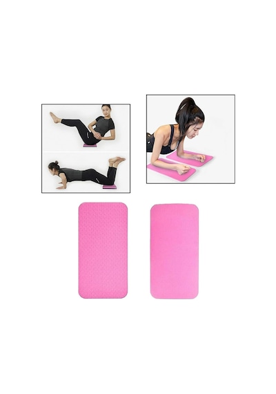 Yoga Diz Dirsek Destek Yastığı Kaymaz Mat 6 Mm Mor Genel
