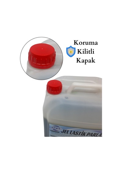 Oto Araç Lastik Parlatıcı Jel 5kg Parlak Ve Islak Görünüm