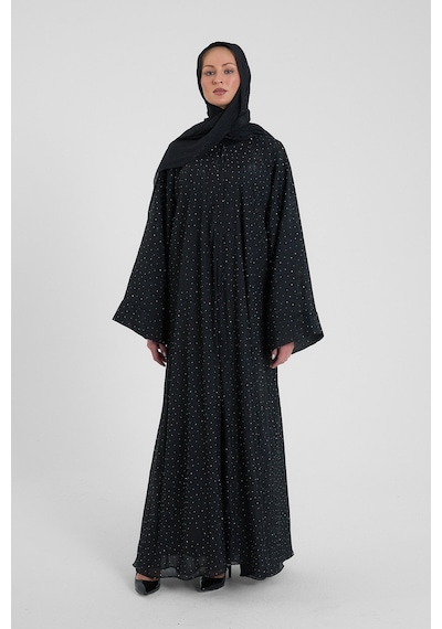 Şakika Shine Taşlı Abaya Ferace & Şal - Standart Beden & Farklı Boy Siyah Şakika Shine Taşlı Abaya Ferace & Şal - Standart Beden & Farklı Boy Siyah