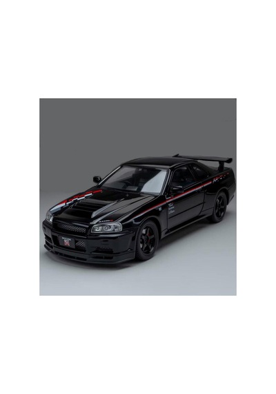 Nissan Skyline Gt-r R34 Nismo Edition Siyah 1/24 Model Araba