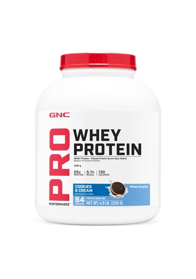 Gnc Pro Whey Protein 2201 G 64 Servis - Bisküvi Ve Krema Aromalı