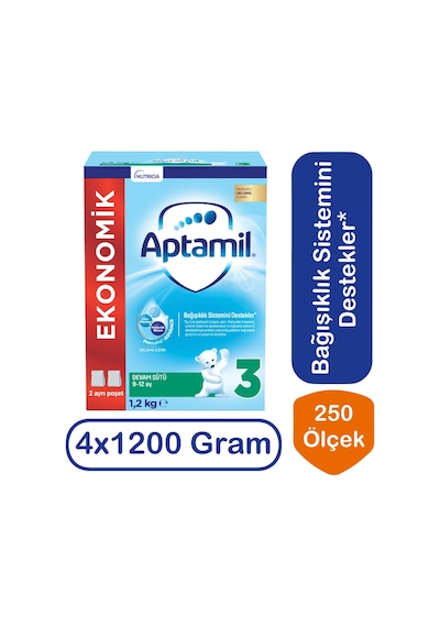 Aptamil 3 Devam Sütü 1200 G 4 Adet